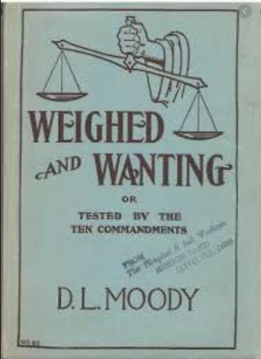 Moody - Weighed and Wanting