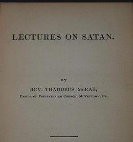 McRae Lectures on Satan